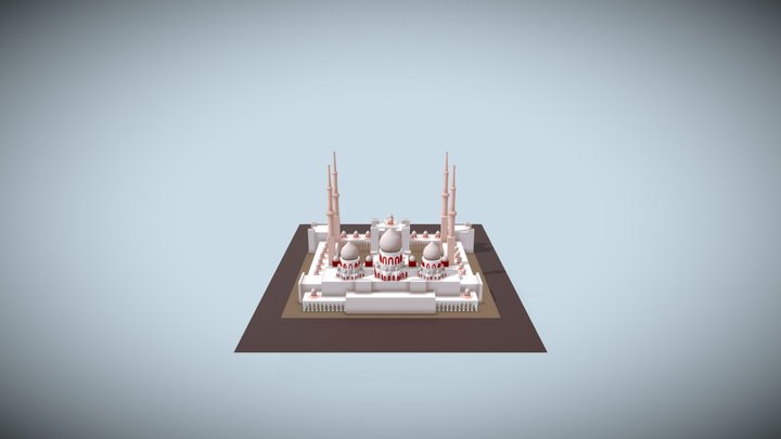 GRAND MOSQUE 3D Model