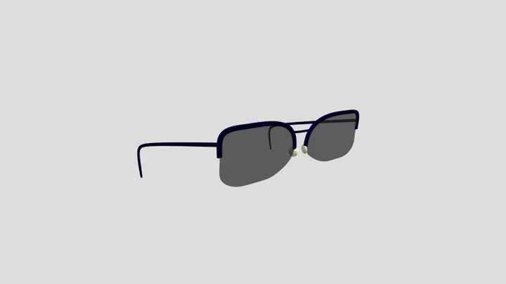 Rounded Rectangle Eyeglasses – Modèle 3D gratuit STL