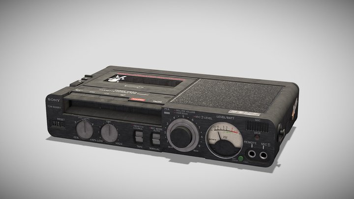 Sony TCM-5000EV 3D Model