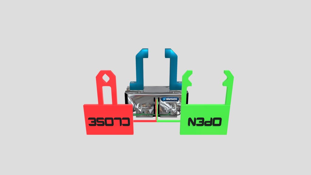Pneumatic 2 Finger Robot Gripper