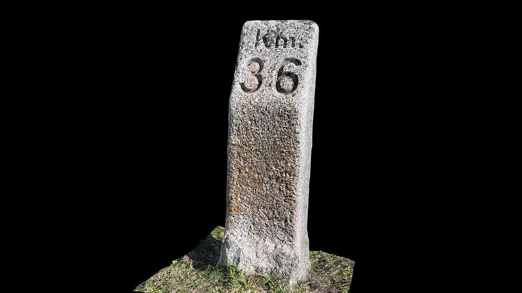 Milestone Klausenpass Km 36 von Altdorf