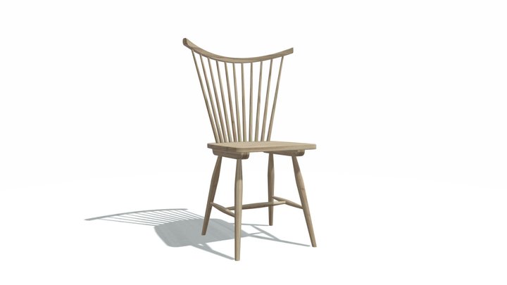 Tranding Chair By IKEA 3D Model