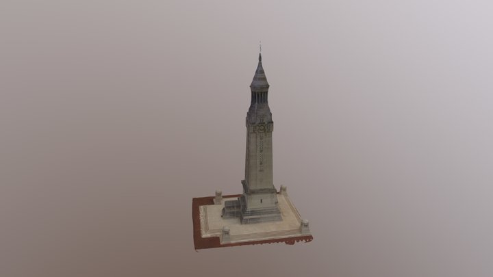 Notre Dame de Lorette , la Tour Lanterne 3D Model