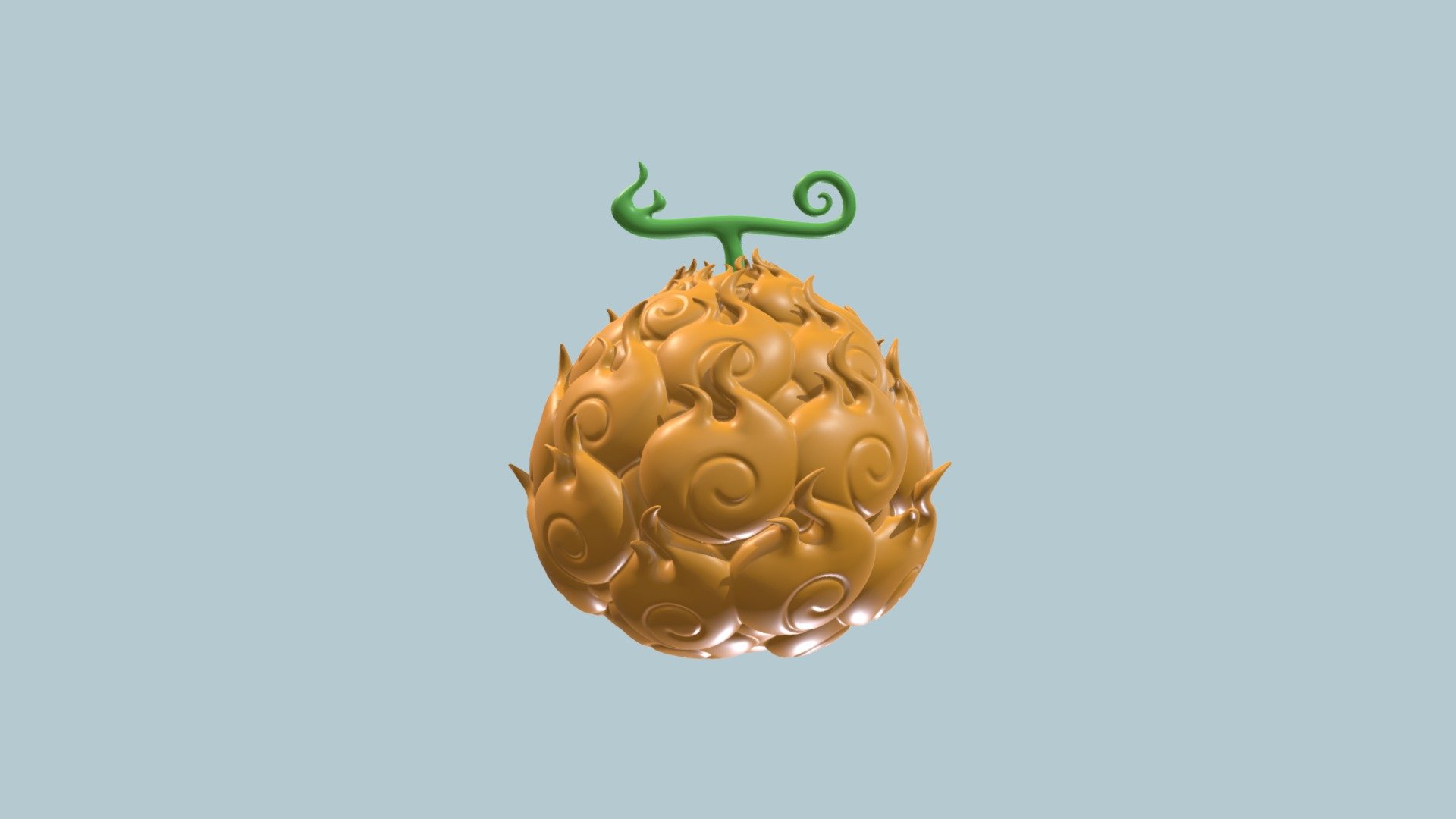 Mera Mera no mi Devil Fruit 3d model created by me : r/OnePiece