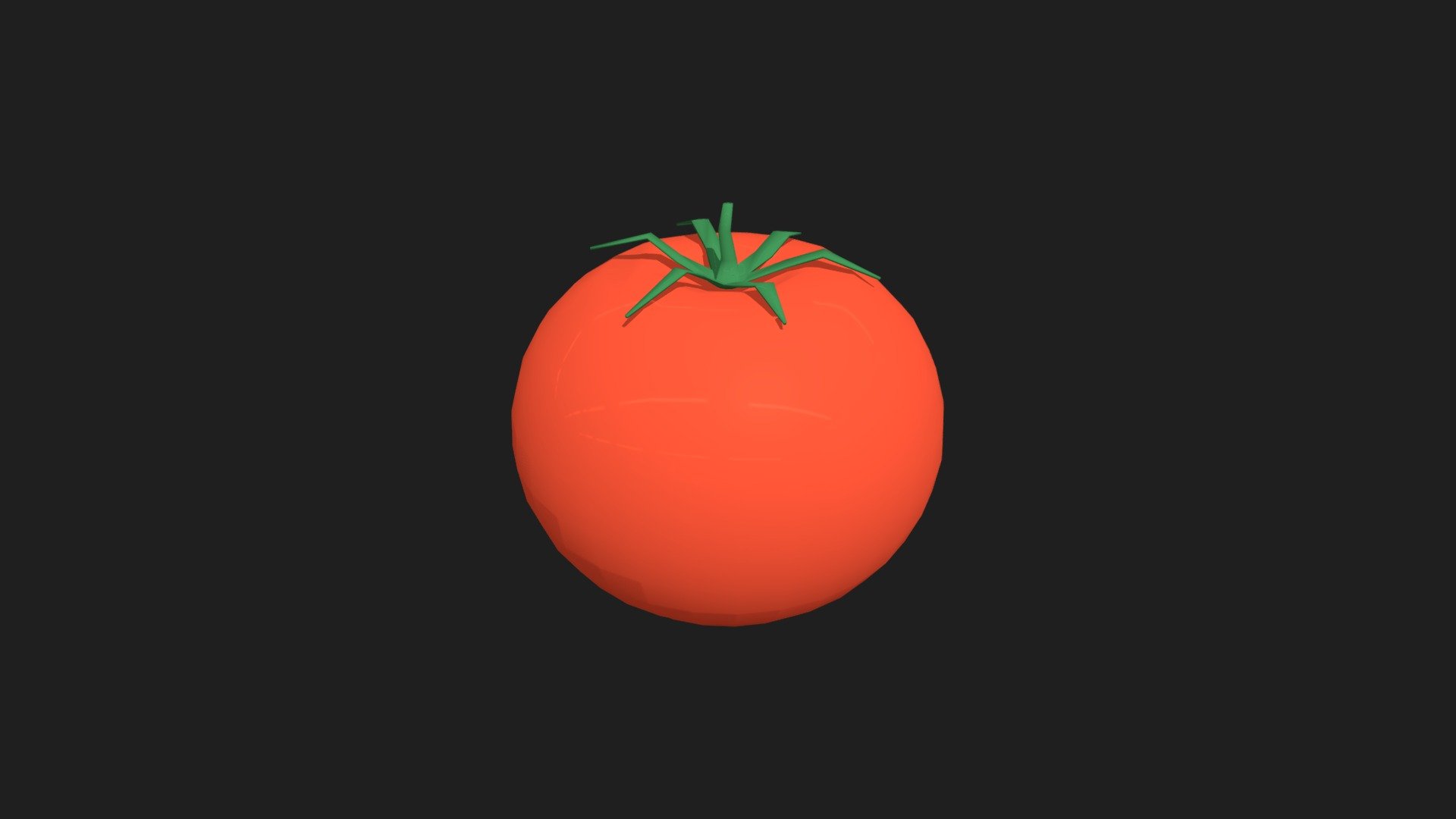 Tomato lowpoly