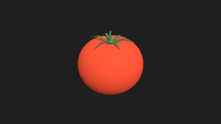 Tomato lowpoly – Modello 3D gratuito STL