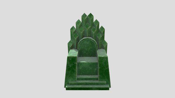 Emerald City Throne 3D Model