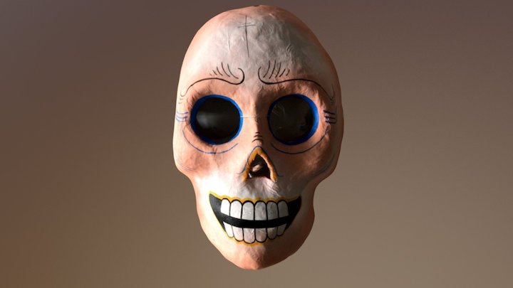 Dia de los Muertos mask 3D Model