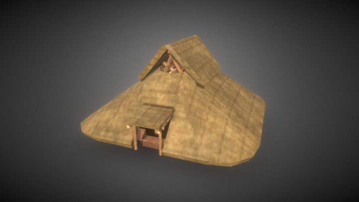 縄文時代の住居を創造したモデル 3D Model