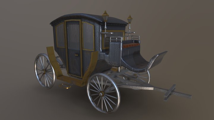 Carriage Model 3D Model