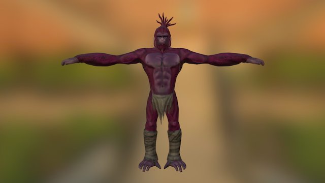 Gorilla X 3D Model