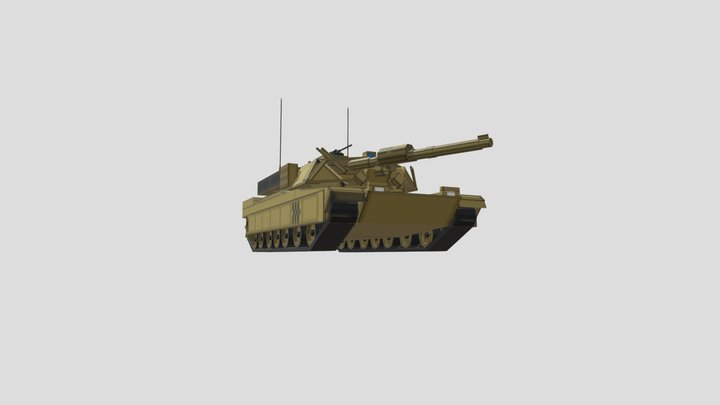Tank m1a2 3D Model
