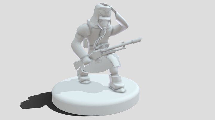 Kriegsman 3D Final (untextextured) 3D Model