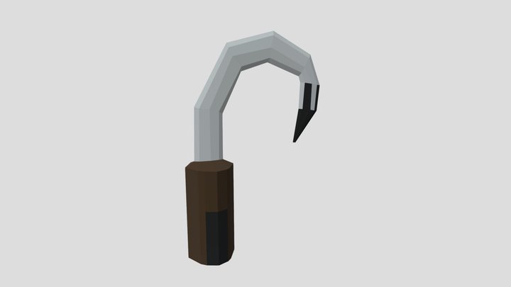 Cube Runners Looking Scythe 3D Model