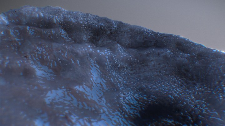 ICE From industrial refrigerator photogrammetry 3D Model