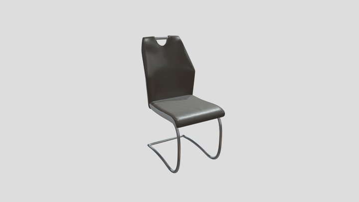 modern leather chair 3D Model