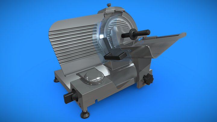 Slicer Medium - Silver 3D Model