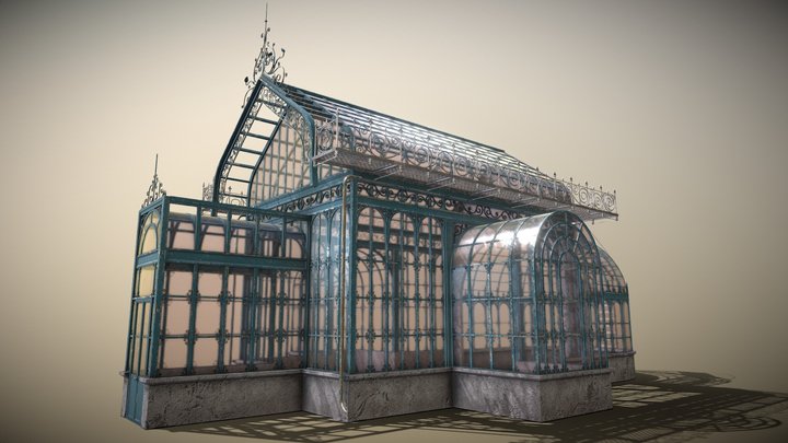 Greenhouse Romanesque style 3D Model