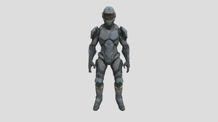 Suite Hero Cyber 3D Model