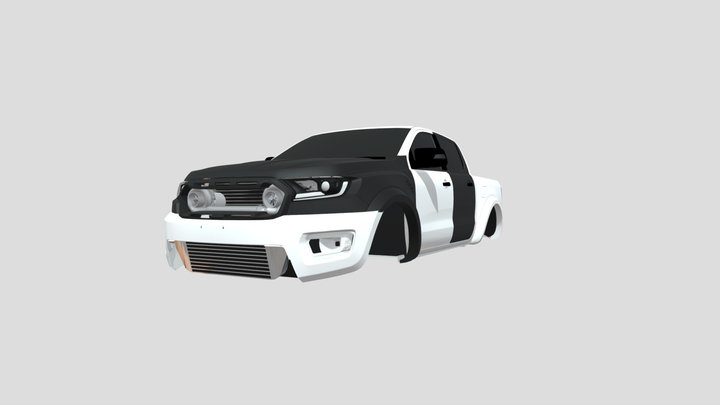 2018 Ford Ranger Raptor 2.2 Tuned 3D Model