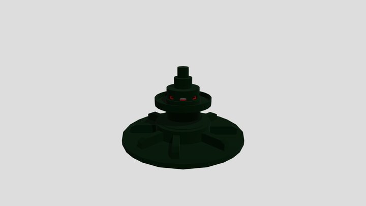 Groupe turbo-alternateur hydraulique "KAPLAN" – Gratis 3D-model STL