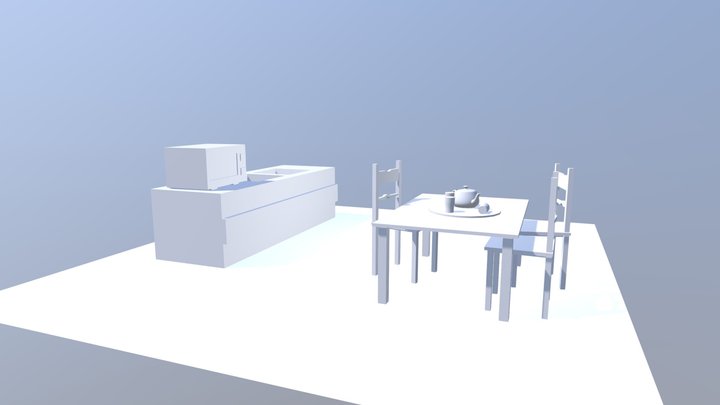 Kitchen V1 3D Model