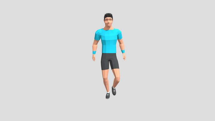 Man Walking Animation 3D Model