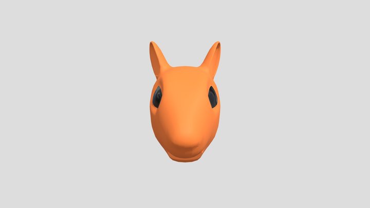 Squirrel Head 3D Model
