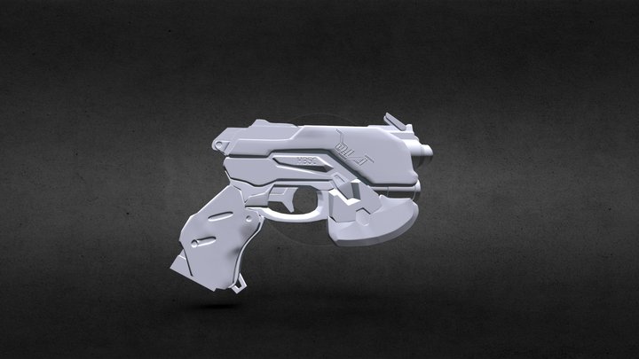 Dva Gun 3D Model
