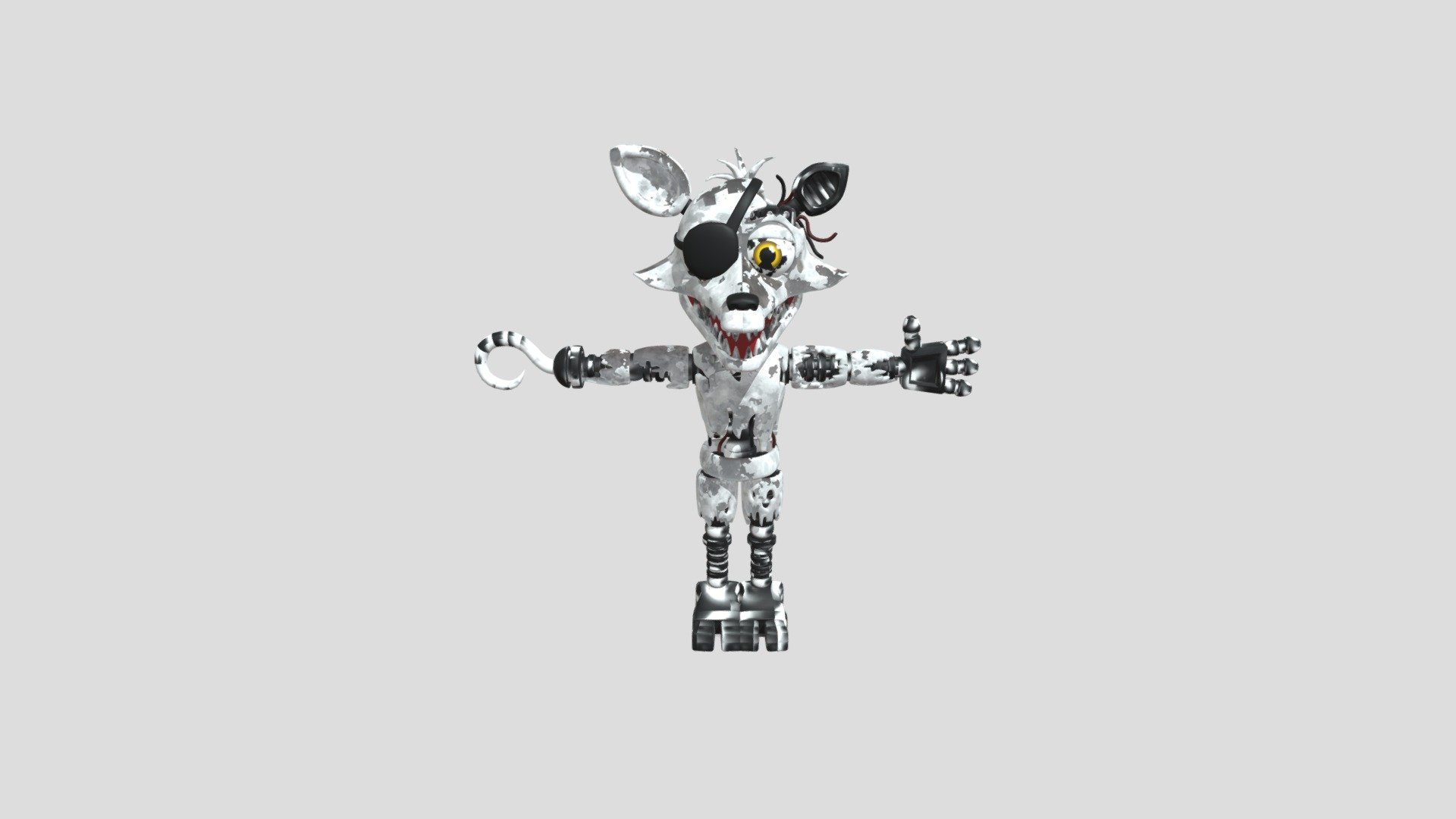 Withered Foxy Download Free 3d Model By Mmaryfernandez38 [d9ff27c