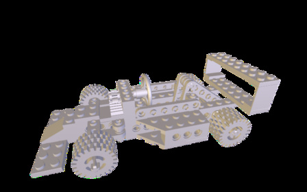 lego car 3D Model
