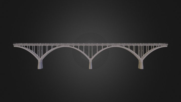Shasta River Bridge 3D Model