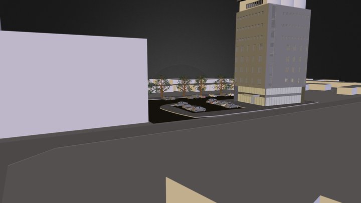 Office Tower 3D Model