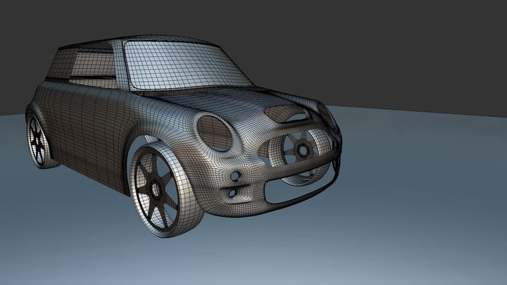 WIP Mini Cooper R53 3D Model