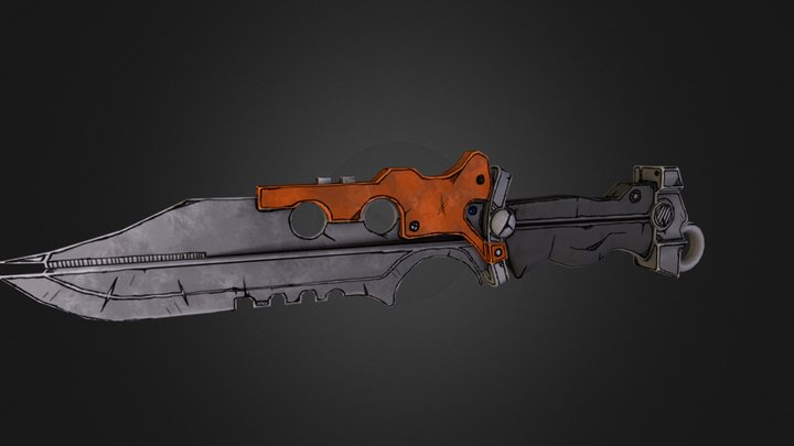 BLknife_LP.obj 3D Model