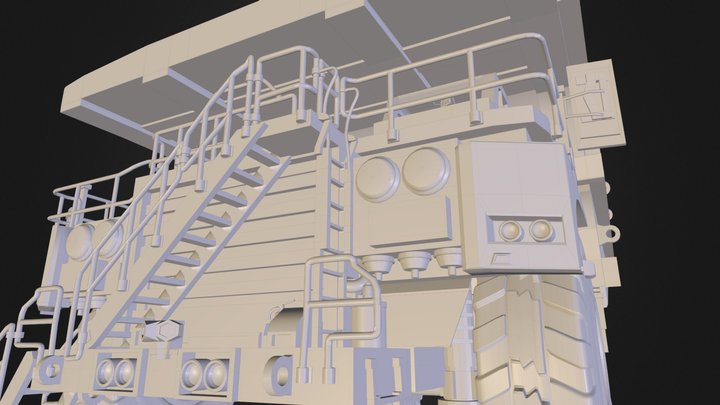Caterpillar 797F Mining Truck 3D Model