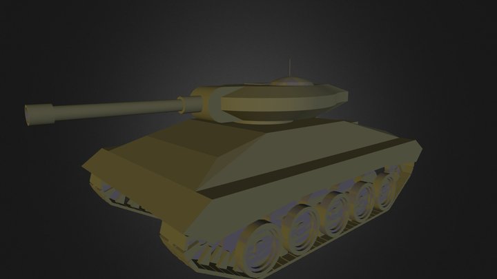 Tank1.dae 3D Model