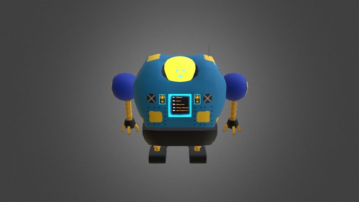 Help Bot 3D Model