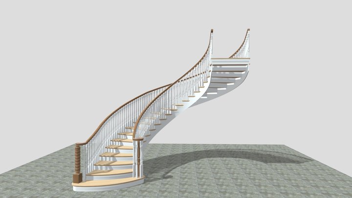Clemn_2019 10 11_3D balustrade 3D Model