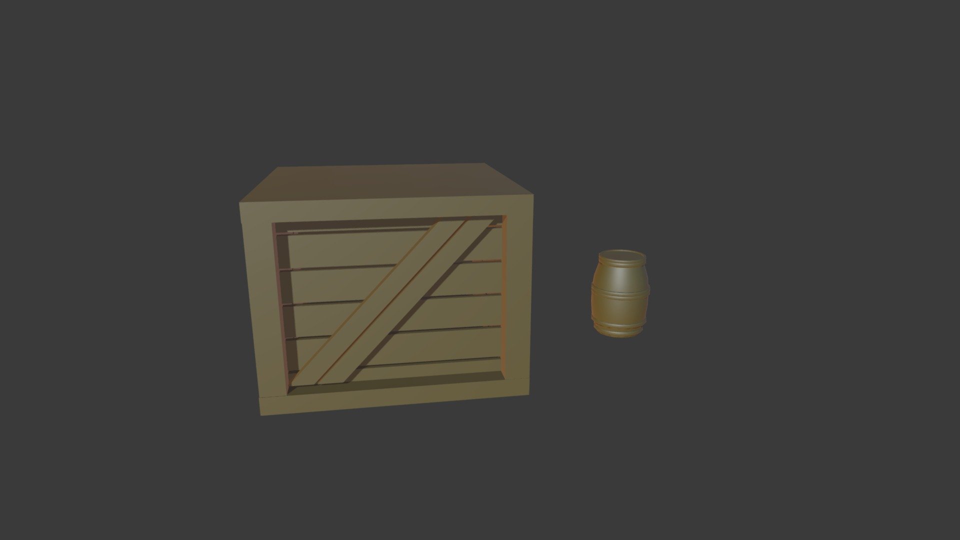 Barrel And Crate