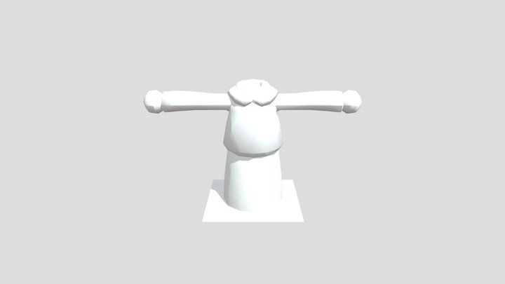 Mii wizard robe 3D Model