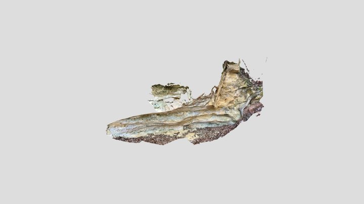 Paroi Sableuse strati entrecroisée 3D Model