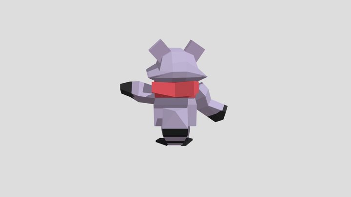 Lowpoly Rambley from Indgo Park 3D Model