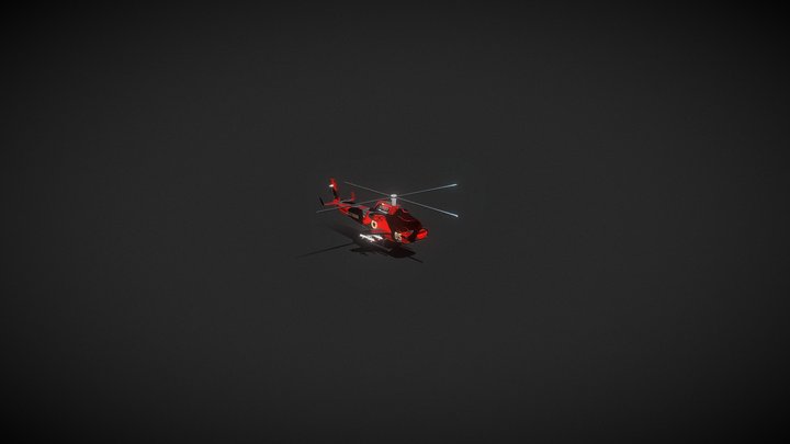 Helicopter 3D Model