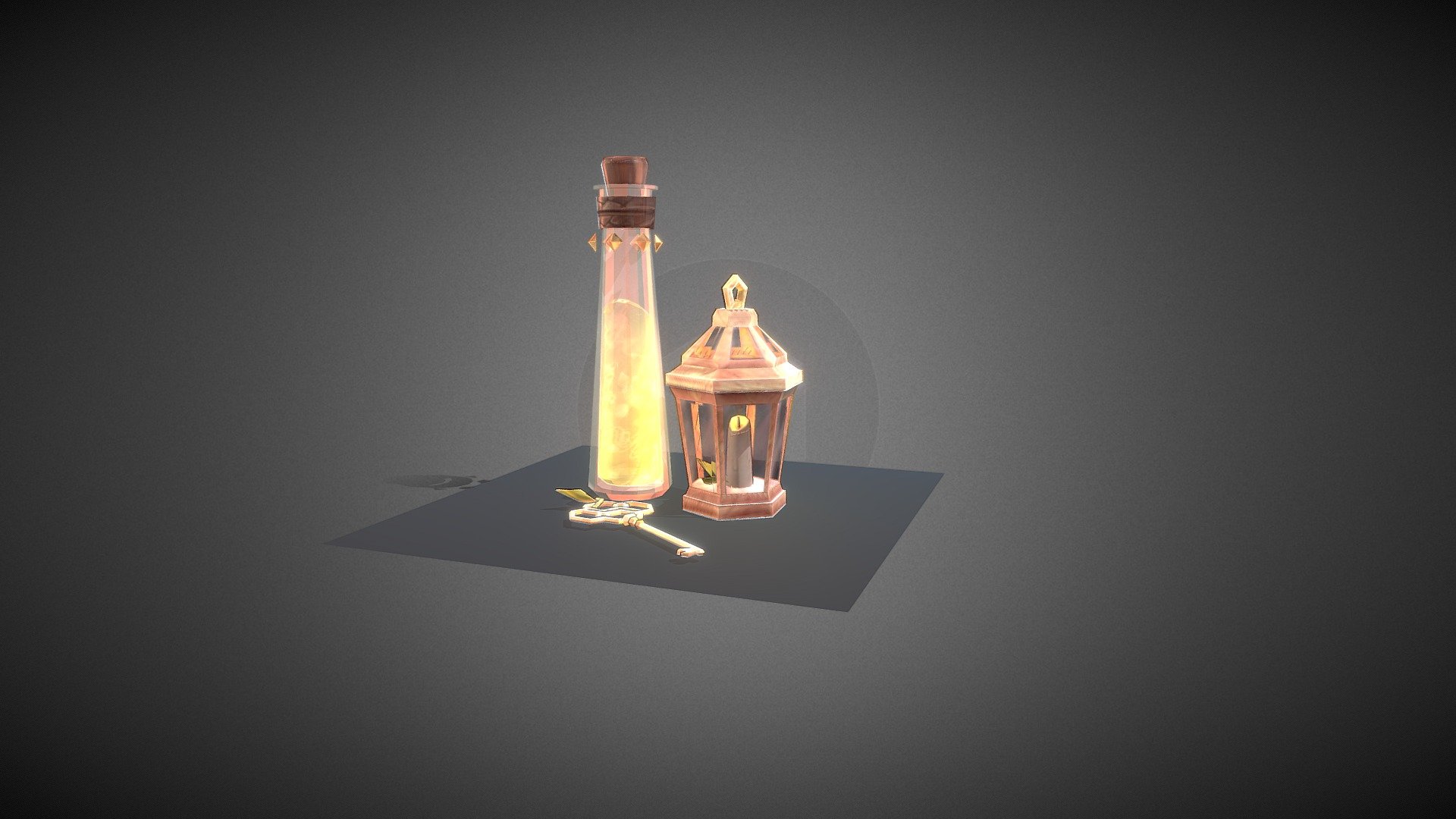 Props Scene | Adventurers' Essentials - 3D model by lalune (@lunequinox ...