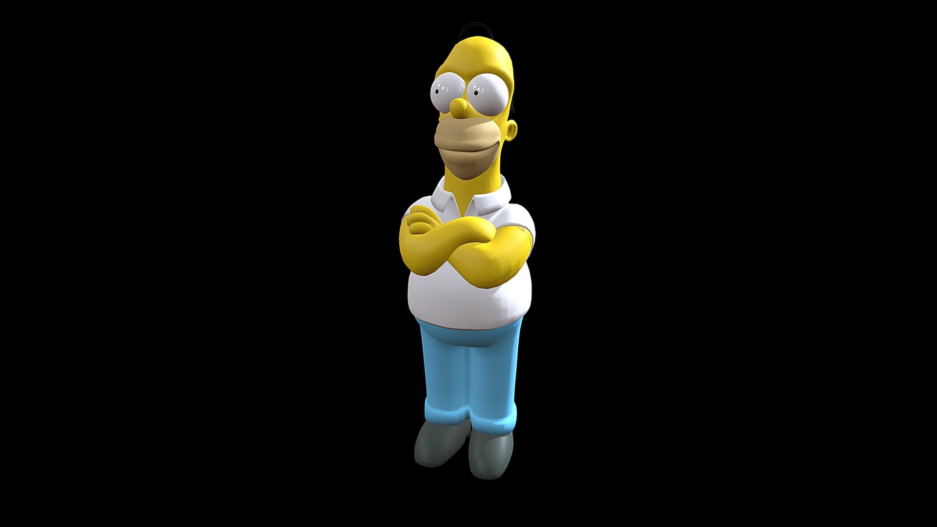 Omer Simpson - Download Free 3D model by None (@cyberdan) [da04145 ...