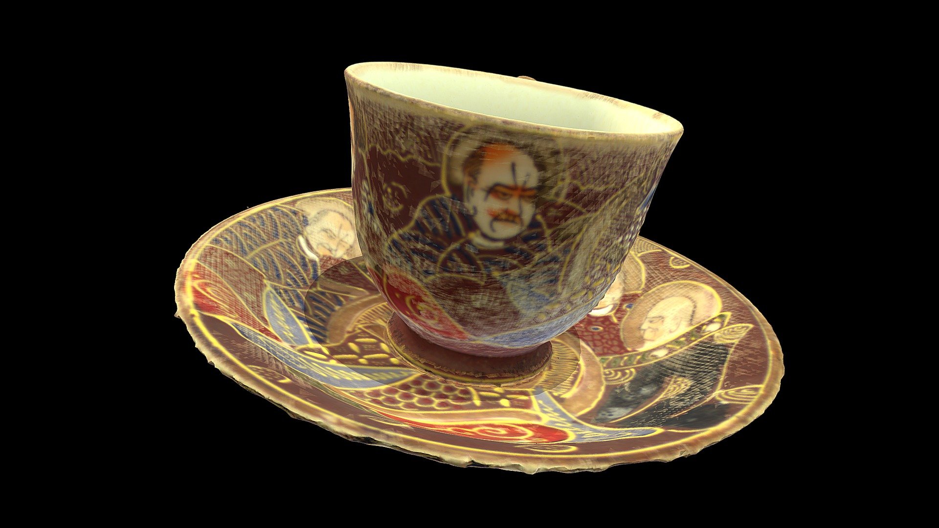 Tea Cup Set - Download Free 3D model by MDPLS Digital Collections ...