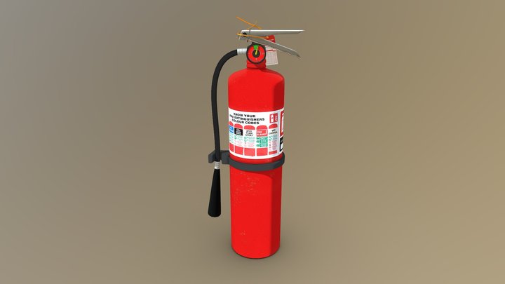 fire exteguitor 3D Model