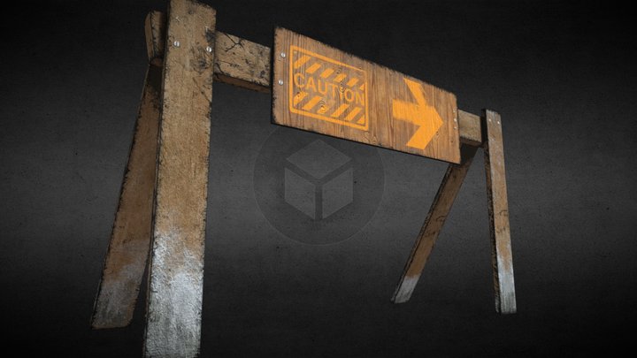 Guardrails Avenue metallic low poly – Kostenloses 3D-Modell STL