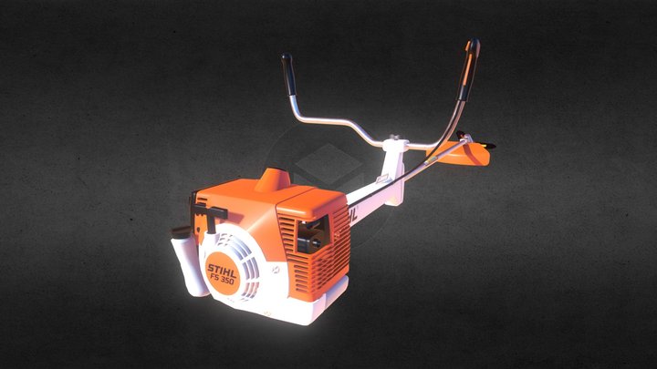 Brush Cutter 3D Model